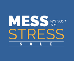 Mess without the Stress Sale Banner